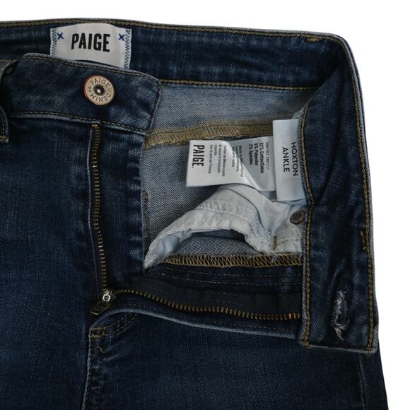 PAIGE Womens 26 Hoxton Ankle Distressed Jean - Picture 8 of 11